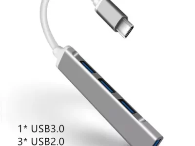 Otg Multipuerto 4 Usb Tipo C 3.0