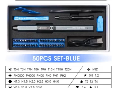Destornillador eléctrico kit de 50 piezas