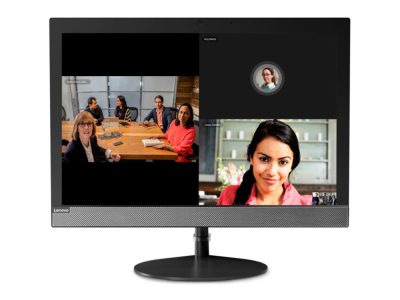 Computador Todo en uno Lenovo, Intel Celeron, 4GB RAM,  1TB SSD, Linux, Negro