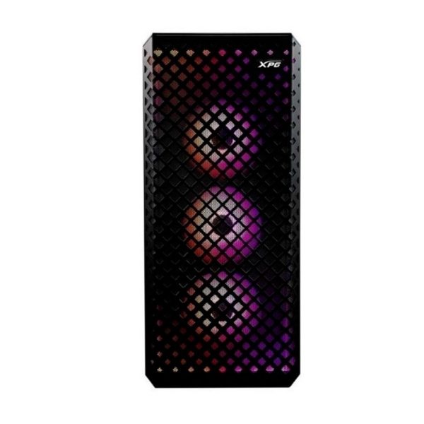 Chasis gamer XPG DEFENDER PRO Negro / Vidrio templado X1 / 3 Fan cooler ARGB