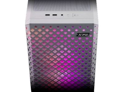 Chasis gamer XPG DEFENDER PRO Blanco / Vidrio templado X1 / 3 Fan cooler ARGB