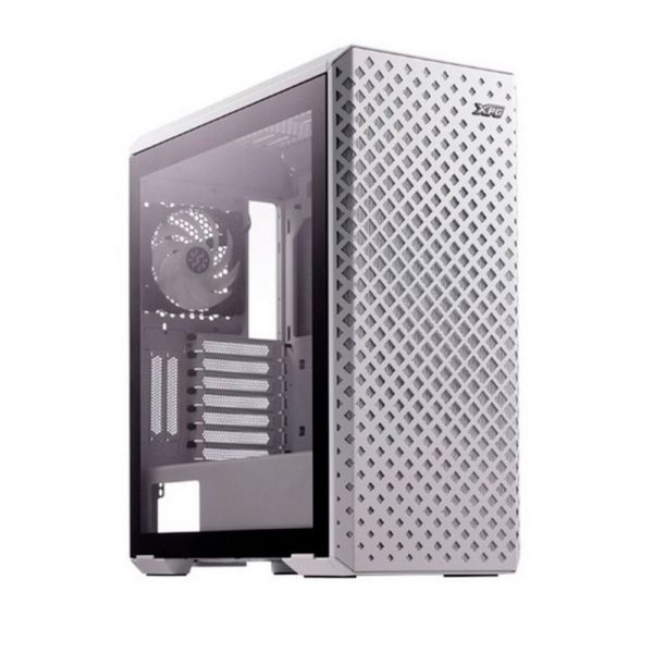 Chasis gamer XPG DEFENDER PRO Blanco / Vidrio templado X1 / 3 Fan cooler ARGB - Imagen 4