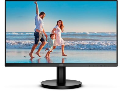 Monitor AOC LED Profesional plano 21.5 VA Full HD (1920 X 1080) / 75Hz / 4 ms / VGA / HDMI /Base Fija / Kensington Lock / Adaptive Sync.