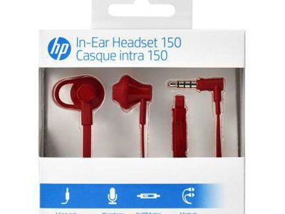 Manos Libres HP In Ear 150 DOHA Rojo