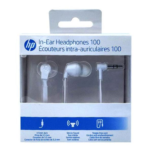 Audifonos HP 100 Blancos In ear