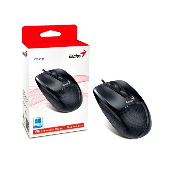 Mouse GENIUS DX-150X USB Alambrico COLOR Negro - Imagen 4