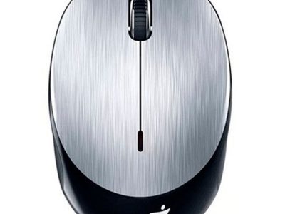 Mouse inalambrico GENIUS Bluetooth 4.0, recargable color gris plata