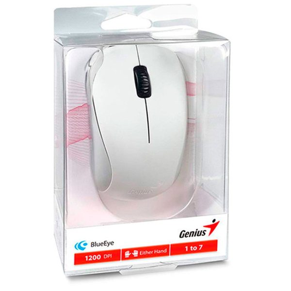 Mouse GENIUS Inalámbrico 2.4 BlueEye COLOR Blanco - Imagen 4