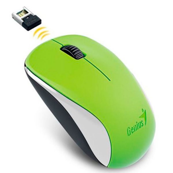 Mouse GENIUS Inalámbrico 2.4 BlueEye COLOR Verde - Imagen 3
