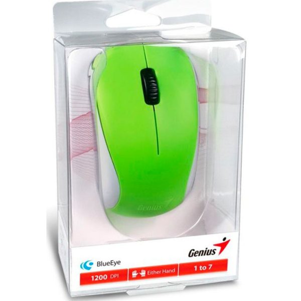 Mouse GENIUS Inalámbrico 2.4 BlueEye COLOR Verde - Imagen 4