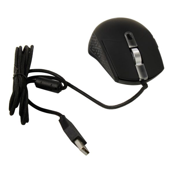 MOUSE SCORPION M705 Interfaz/Optico/Resolución (DPI) 800 / 1600(Predeterminado) / 2400 / 3200 / 4800 / 7200/Número de botones6 (izquierda, derecha, botón central con desplazamiento, última/siguiente página/nivel DPI) - Imagen 5