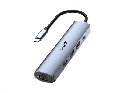 HUB 5 EN 1 DE USB 3.0 CON ETHERNET  UH-545