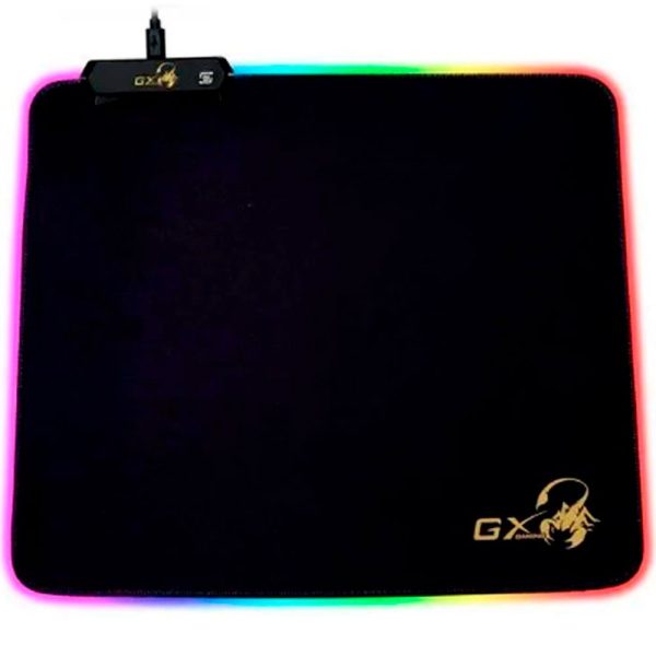 Pad mouse gamer genius, con retroiluminado, 32cm X 27cm, negro