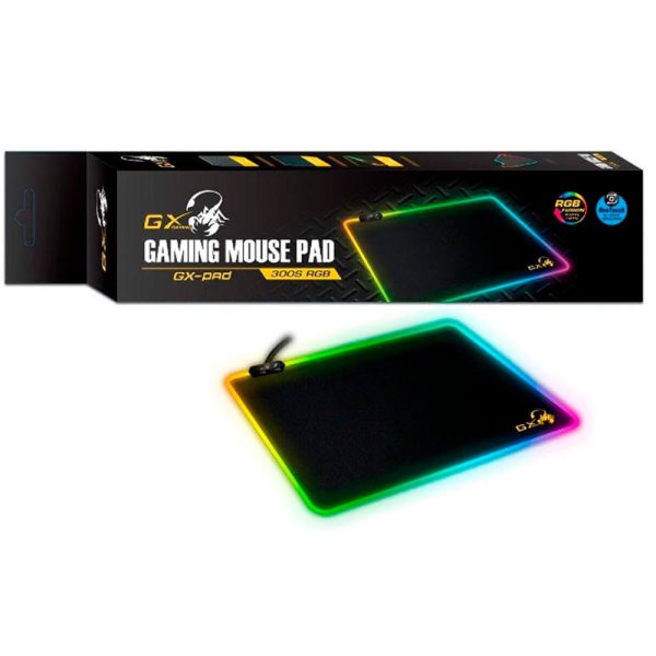 Pad mouse gamer genius, con retroiluminado, 32cm X 27cm, negro - Imagen 4