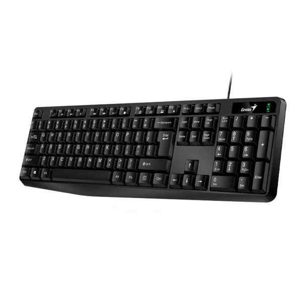Teclado GENIUS KB-117 USB Alambrico COLOR Negro - Imagen 4