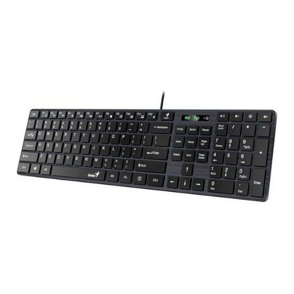 Teclado GENIUS Slimstar 126 QWERTY Numérico COLOR Negro - Imagen 3