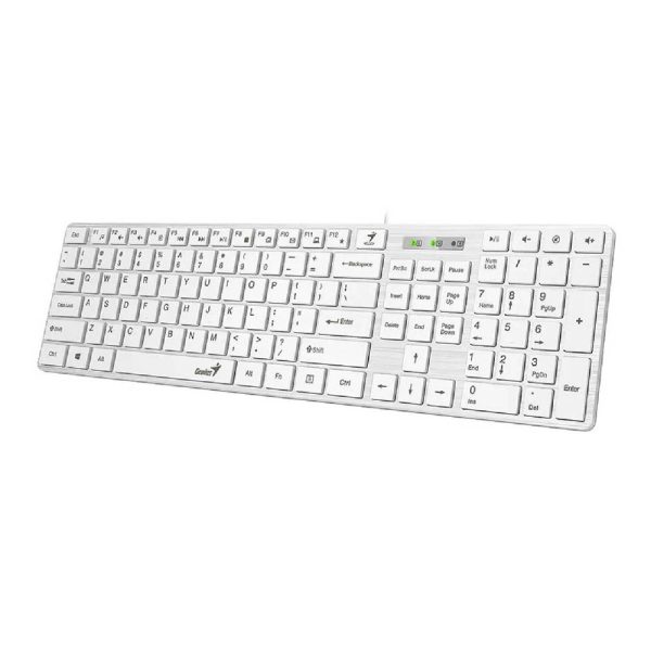Teclado GENIUS slimStar 126,SP,USB,WHITE - Imagen 3