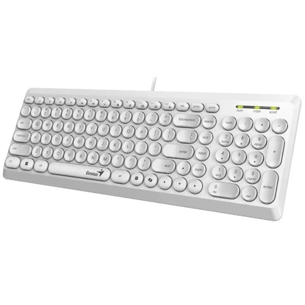 TECLADO USB BLANCO Q200 - Imagen 4