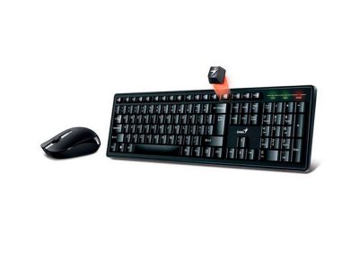Combo Teclado + Mouse Genius Km-8200 Inalambrico Negro