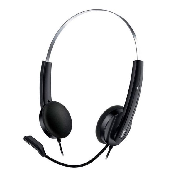 Audifono GENIUS Diadema HS-220U USB COLOR  Negro - Imagen 3