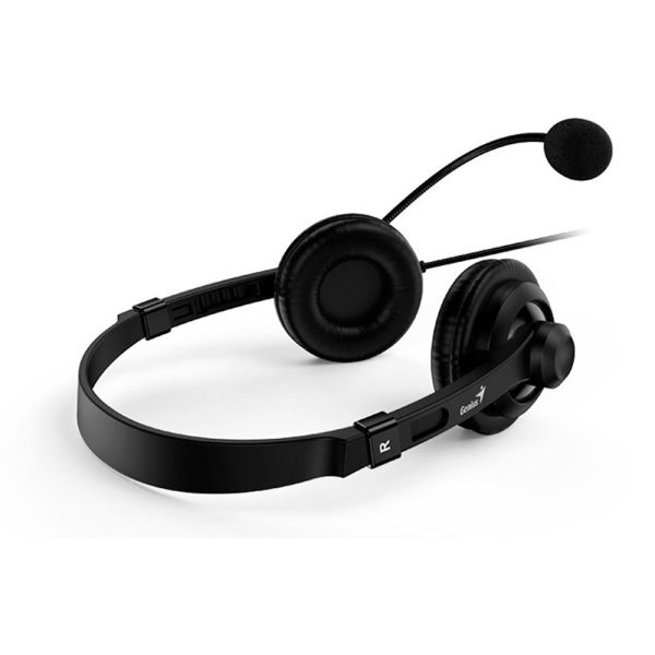 Auriculares GENIUS con diadema USB HS-230U Negro - Imagen 3