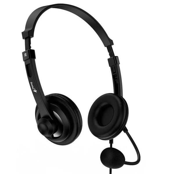 Auriculares GENIUS con diadema USB HS-230U Negro - Imagen 4