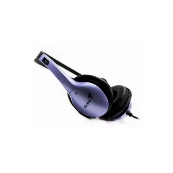 Audífono Diadema Genius HS-04S 2 Plug 3.5mm Azul-Negro - Imagen 4