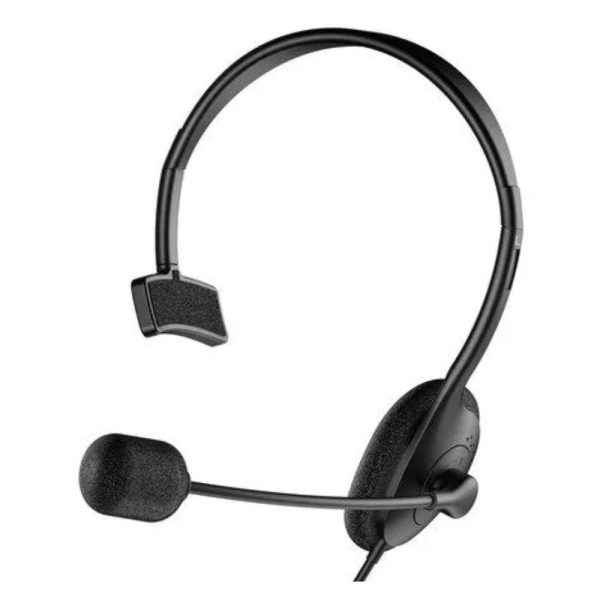 AUDIFONO PARA PC USB HS-100U BLACK - Imagen 3