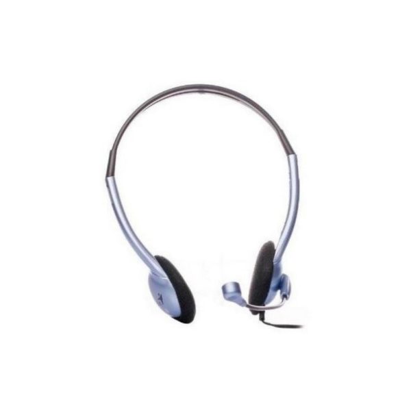 Audífono Diadema GENIUS HS-02B 2 Plug 3.5mm Azul-Negro - Imagen 4