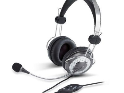 Audífono Diadema GENIUS HS-04SU 2 Plug 3.5mm COLOR Gris