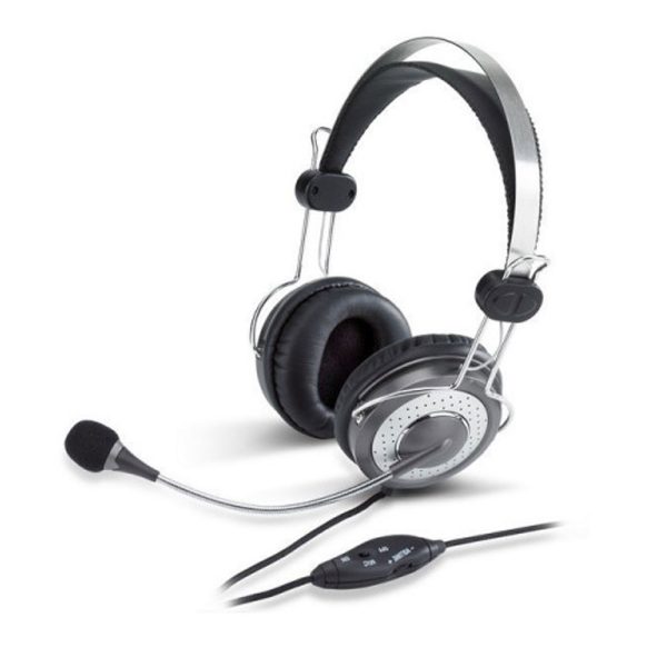 Audífono Diadema GENIUS HS-04SU 2 Plug 3.5mm COLOR Gris