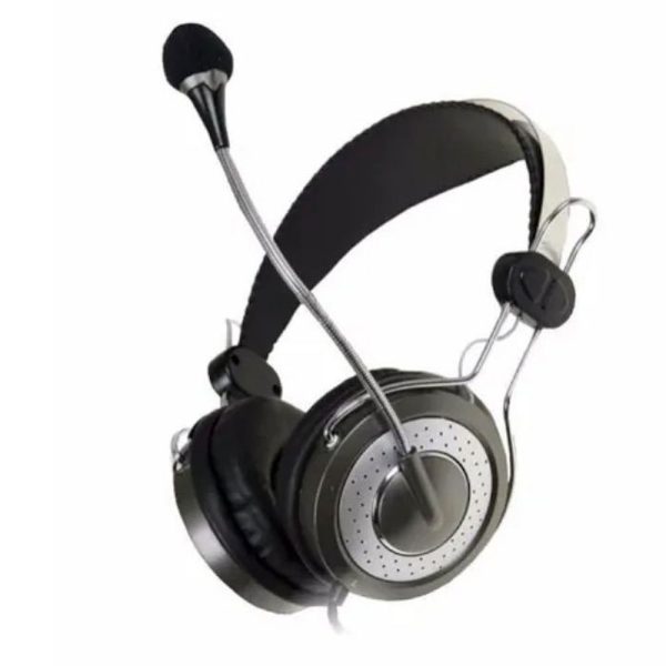 Audífono Diadema GENIUS HS-04SU 2 Plug 3.5mm COLOR Gris - Imagen 3
