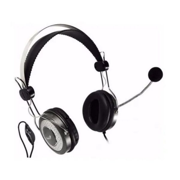 Audífono Diadema GENIUS HS-04SU 2 Plug 3.5mm COLOR Gris - Imagen 5