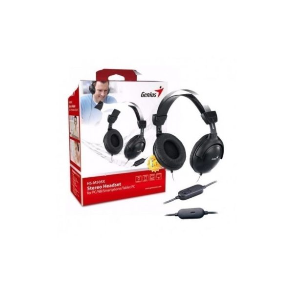 Audífono diadema GENIUS HS-M505X Plug 3.5mm Negro - Imagen 4