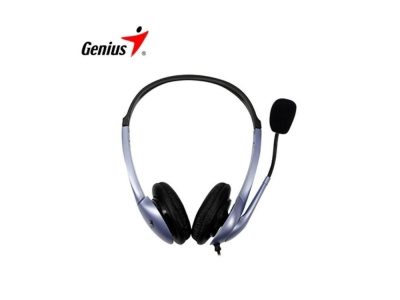 Audífono Diadema GENIUS HS-04S 1 plug 3.5mm COLOR Azul
