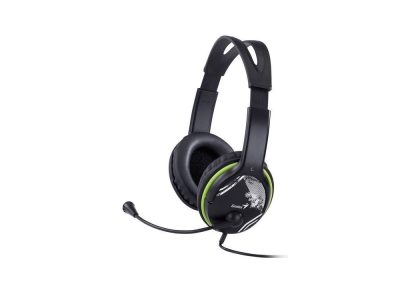 Audífono Diadema GENIUS HS-400A 2 plug 3.5mm Verde - Negro