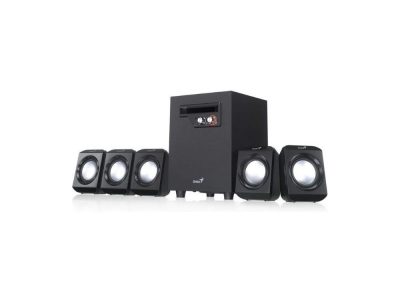 Parlantes Genius SW-5.1 1020 Subwoofer de madera de 5.1 canales