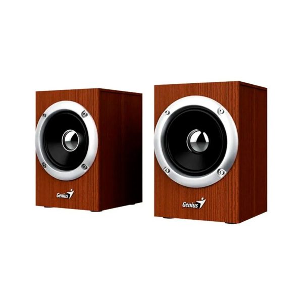 Parlantes estereo Genius SP-HF280 USB de Madera - Imagen 3