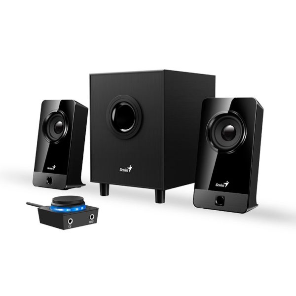 Parlante GENIUS  SW-2.1 300X Con Subwooferr color negro - Imagen 4