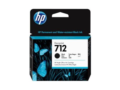 Cartucho de tinta DesignJet HP 712 de 80 ml negro