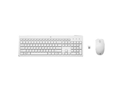 Combo Mouse + Kb HP 230 Wht Ltna COLOR Blanco