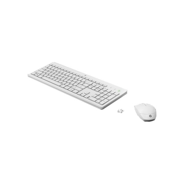 Combo Mouse + Kb HP 230 Wht Ltna COLOR Blanco - Imagen 3