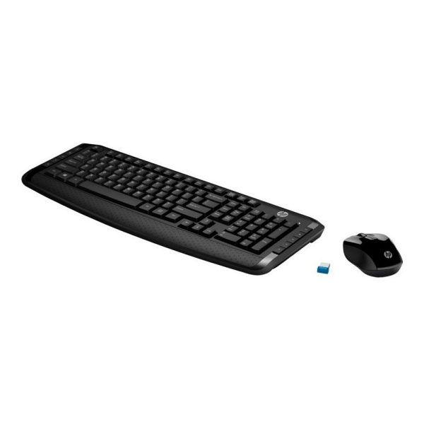 Combo Teclado Y Mouse Inalámbrico Hp 300 En Español - Negro - Imagen 3