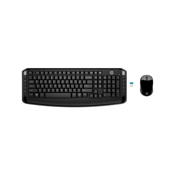 Combo Teclado Y Mouse Inalámbrico Hp 300 En Español - Negro - Imagen 4