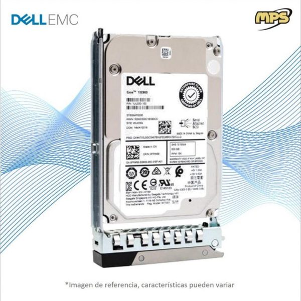 Disco Duro Dell 2.4TB 10K RPM SAS 12Gbps 512e 2.5in Hot-plug Hard Drive