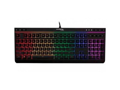 HYPERX -Teclado gaming hyperX alloy Core RGB con retroiluminado color negro/Teclado gaming de membrana Alloy Core RGB