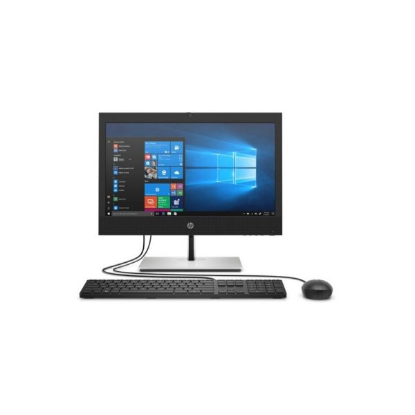 HP AiO 400 G6, Intel Core i7-10700, 8 núcleos 16 hilos 2.90GHz hasta 4.80GHz con frecuencia turbo, Windows® 10 Pro 64bit,LCD delgada de 23.8 FHD, de 250 nits, con retroiluminación LED y Base de altura ajustable, Gráficos integrados Intel® UHD, RAM 8GB (1x8GB) DDR4 2933, soporta hasta 64Gb en 2 slots SODIMM, SSD 512GB M.2 2280 PCIe, DVD, Teclado HP