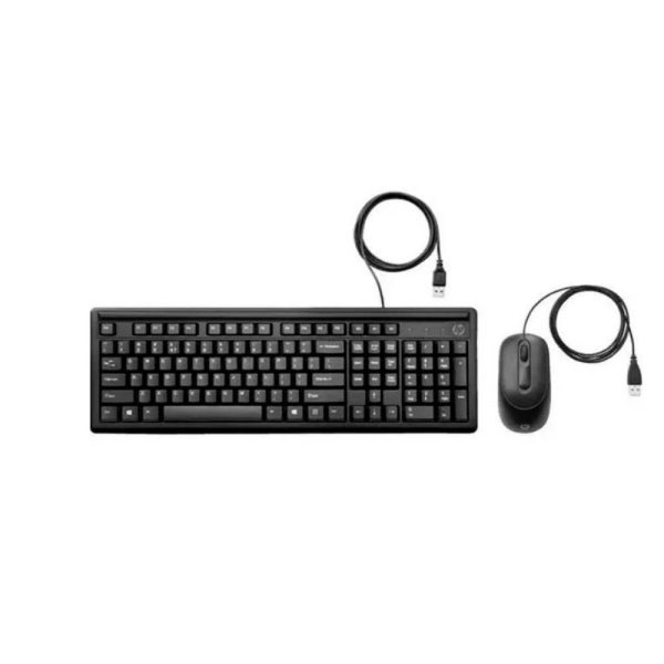 Combo HP Teclado y Mouse alambrico 160, Negro - Imagen 3