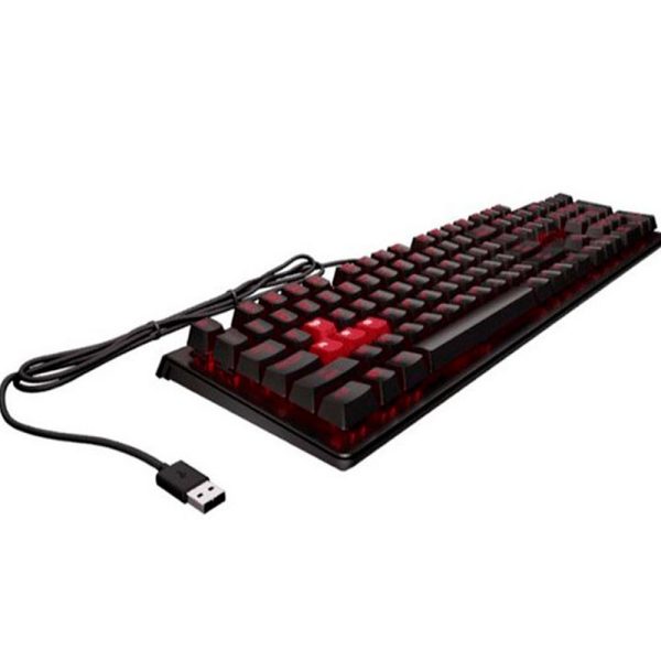 Teclado gaming encoder OMEN by HP color negro - rojo - Imagen 4