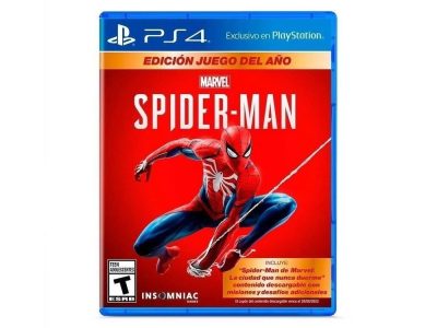 Video Juego para Consola PlayStation 4 PS4 Spiderman Goty - LATAM